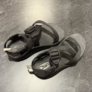 Chaco Kids Black Strap Sandals